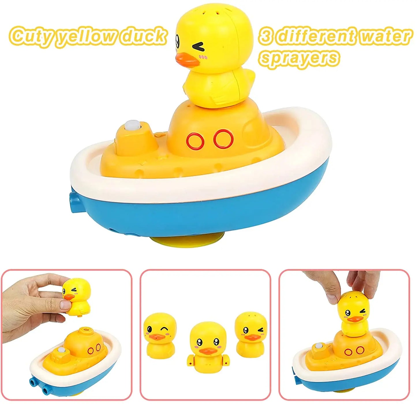 Bath Toys - Baby Shower Duck Water Spray.