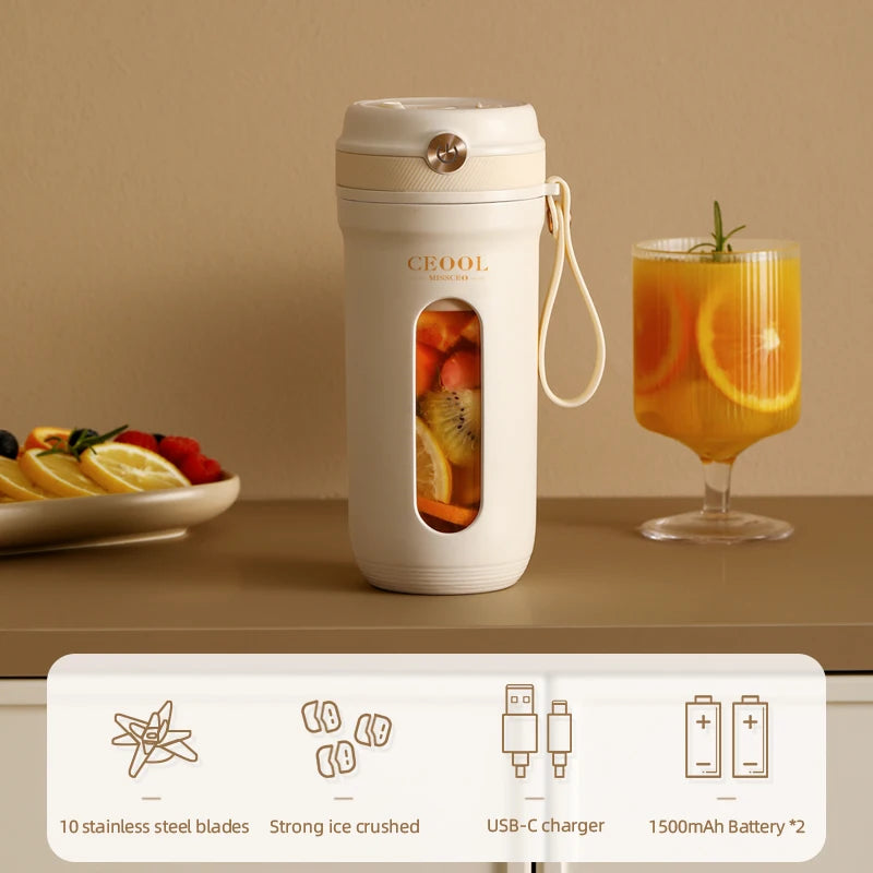 Portable Blender Electric Sport Bottle Mini Juicemaker